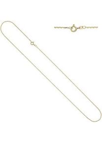 Goldkette Jobo "Ankerkette 1,2 mm" Gr. 36, gelbgold 333, Halsketten, Damen, 36cm, Gelbgold 333, Goldkette, 8 Karat 333 Gold diamantiert