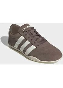 Sneaker Adidas SPORTSWEAR "GRAND COURT LO", Herren, Gr. 36, earth strata, sanftes wei&szlig;, earth strata, Leder, Synthetik, Schuhe Sneaker