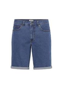 !Solid Jeansshorts SOLID "Shorts SDMITTEL", Herren, Gr. L, N-Gr, blau (middle blau denim), Obermaterial: 99% Baumwolle CO. 1% Elasthan EL., Jeans Jeansshorts