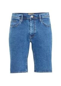 Jeansshorts Blend "Jeansshorts BHDenimshorts", Herren, Gr. 3XL, N-Gr, blau (denim unwashed middle blau), Obermaterial: 98% Baumwolle CO. 2% Elasthan EL., Jeans Jeansshorts