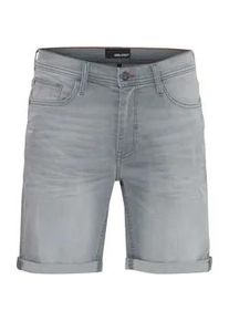 Jeansshorts Blend "Jeansshorts BHDenimshorts", Herren, Gr. 3XL, N-Gr, grau (denim lightgrau, 23), Obermaterial: 98% Baumwolle CO. 2% Elasthan EL., Jeans Jeansshorts