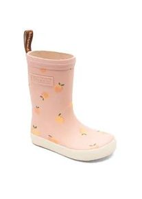 Gummistiefel bisgaard "barefoot high rubber", M&auml;dchen, Gr. 28, peach pop, Naturkautschuk, gemustert, Schuhe Gummistiefel, Regenstiefel f&uuml;r Kinder, Gr&ouml;&szlig;enschablone zum Download