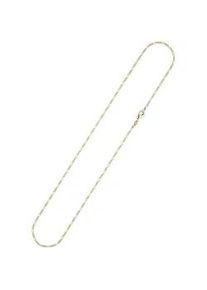 Goldkette Jobo "Figarokette 1,7 mm" Gr. 45, gelbgold 585, Halsketten, Damen, 45cm, Gelbgold 585, Goldkette, 14 Karat 585 Gold diamantiert