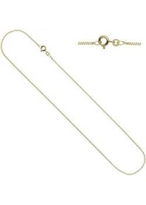 Goldkette Jobo "Panzerkette 1,7 mm" Gr. 38, gelbgold 333, Halsketten, Damen, 38cm, Gelbgold 333, Goldkette, 8 Karat 333 Gold