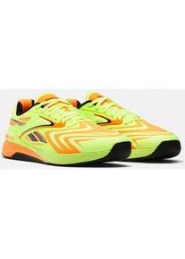 Trainingsschuh Reebok "NANO X5 EDGE", Herren, Gr. 45,5, digital lime, schwarz, Synthetik, Textil, Schuhe