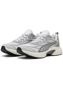 Sneaker Puma "SOFTRIDE ESCALATE", Herren, Gr. 41, feather gray, gray echo, Puma aged silber, warm wei&szlig;, Textil, Schuhe Sneaker, atmungsaktives Textil-Obermaterial, SOFTFOAM+ D&auml;mpfungstechnologie