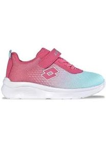 Sneaker Lotto, Damen, Gr. 31, leuchtendespink, teal, Kunstfaser, Synthetik, mehrfarbig, Schuhe Sneaker, - extra leicht & bequem