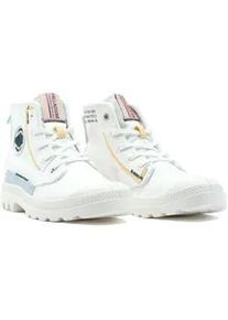 Schn&uuml;rboots Palladium "PAMPA UNDERLAYER", Damen, Gr. 39,5, star wei&szlig;, Synthetik, Textil, Schuhe Schn&uuml;rboots, Schn&uuml;rstiefel, Schn&uuml;rstiefelette aus Canvas