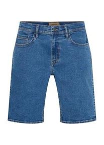 Jeansshorts Blend "Shorts BHTWISTER-Denimshorts-Mulitflex", Herren, Gr. L, N-Gr, blau (denim middle blau), Obermaterial: 86% Baumwolle CO. 10% Polyester PES. 2% Elasthan EL. 2% Viskose CV., Jeans Jeansshorts