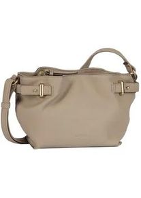 Umh&auml;ngetasche Gabor "Astea", Damen, Gr. B/H/T: 26cm x 15cm x 7cm, taupe, Polyurethan, clean, gepflegt, unifarben, Taschen Umh&auml;ngetasche, l&auml;ssiger Schnitt mit matten Beschl&auml;gen & Kontrastkante auf Lederimitat