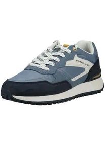 Sneaker Dockers BY GERLI "Dockers by Gerli Sneaker Textil", Herren, Gr. 44, blau, Textil, Schuhe Sneaker
