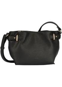 Umh&auml;ngetasche Gabor "Astea", Damen, Gr. B/H/T: 26cm x 15cm x 7cm, schwarz, Polyurethan, clean, gepflegt, unifarben, Taschen Umh&auml;ngetasche, l&auml;ssiger Schnitt mit matten Beschl&auml;gen & Kontrastkante auf Lederimitat