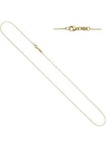 Goldkette Jobo "Ankerkette 0,6 mm" Gr. 42, gelbgold 585, Halsketten, Damen, 42cm, Gelbgold 585, Goldkette, 14 Karat 585 Gold diamantiert