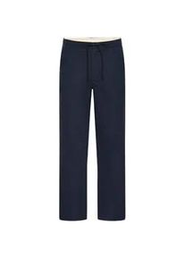 Chinohose Kronstadt "Chinohose KSRafa", Herren, Gr. XL, N-Gr, blau (sky captain), Obermaterial: 55% Baumwolle CO. 32% Viskose CV. 13% Leinen LI., Hosen Chinohose