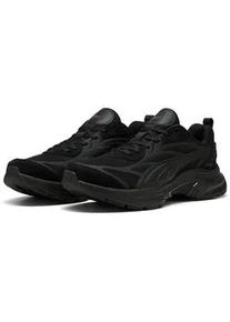 Sneaker Puma "SOFTRIDE ESCALATE", Herren, Gr. 47, Puma schwarz, Puma schwarz, strong gray, unifarben, Schuhe Sneaker, atmungsaktives Textil-Obermaterial, SOFTFOAM+ D&auml;mpfungstechnologie