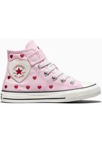 Sneaker Converse "CHUCK TAYLOR ALL STAR HEARTS & ROS", Damen, Gr. 33, new found bloom, vintage wei&szlig;, schwarz, Textil, Schuhe Sneaker