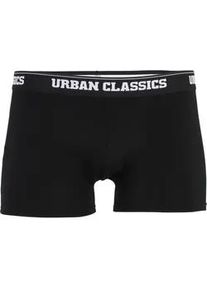 Boxershorts Urban Classics "Urban Classics Accessoires Boxer Shorts 3-Pack", Herren, Gr. S, 1 Stk., blaucamo, orange amo, schwarz, 95% Baumwolle, 5% Elasthan, Unterhosen
