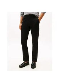 Chinohose Tommy Hilfiger "CORE DENTON ESSENTIAL", Herren, Gr. 31, L&auml;nge 32, schwarz, Twill, Obermaterial: 97% Baumwolle, 3% Elasthan, unifarben, gerade normal, Hosen Chinohose, Straight Fit, Baumwolle mit Stretch