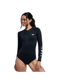 Badeanzug Roxy "Essentials", Damen, Gr. S, anthrazit, Obermaterial: 84% Microfaser, 16% Elasthan;, Badeanz&uuml;ge Badeanzug