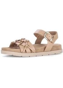 Riemchensandale Gabor "Riemchensandale", Damen, Gr. 43, braun, Schuhe Riemchensandale