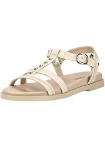 Riemchensandale Nero Giardini "Nero Giardini Sandalen Leder", Damen, Gr. 38, camel, Leder, Schuhe Riemchensandale