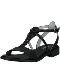 Riemchensandale Nero Giardini "Nero Giardini Sandalen Leder", Damen, Gr. 38, schwarz, Leder, Schuhe Riemchensandale