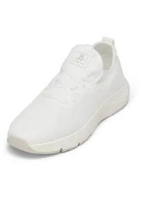 Marc O'Polo Sneaker MARC O'POLO "aus recyceltem Polyester", Damen, Gr. 37, wei&szlig;, Obermaterial: 100% Polyester, unifarben, Schuhe Sneaker