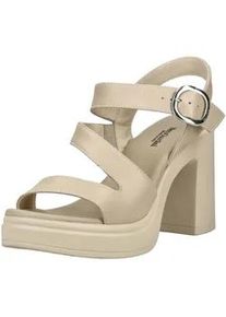 High-Heel-Sandalette Nero Giardini "Nero Giardini Sandalen Leder", Damen, Gr. 37, beige, Leder, Schuhe