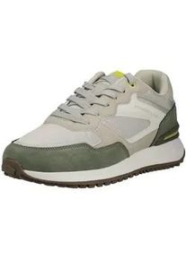 Sneaker Dockers BY GERLI "Dockers by Gerli Sneaker Lederimitat/Textil", Herren, Gr. 41, khaki, Lederimitat, Textil, Schuhe Sneaker