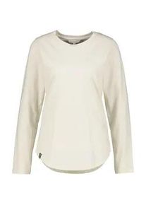 alife and kickin Langarmshirt ALIFE & KICKIN "Damen LeabellaAK A", Damen, Gr. L, wei&szlig;, 100% Baumwolle (Bio), Shirts Langarmshirt