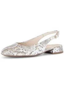 Slingpumps Gabor "Slingpumps", Damen, Gr. 35,5, gr&uuml;n, Schuhe Slingpumps