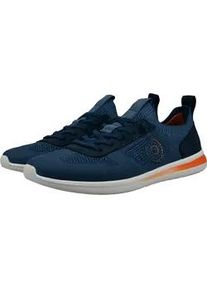 Slip-On Sneaker Bugatti, Herren, Gr. 45, blau, Lederimitat, Textil, Schuhe, Freizeitsneaker, Halbschuh, Schlupfschuh mit leichter Laufsohle