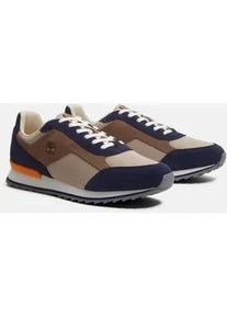 Sneaker Timberland "SCOUT HEIGHTS LOW LACE UP SNEAKER", Herren, Gr. 44, ltbeimeshwdkblu, Leder, Textil, Schuhe Sneaker