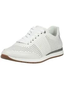 Sneaker Ara "Ara Sneaker Leder", Damen, Gr. 42, wei&szlig;, Leder, Schuhe Sneaker