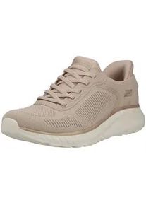 Sneaker Skechers "Skechers Sneaker Textil", Damen, Gr. 41, beige, wei&szlig;, Textil, Schuhe Sneaker
