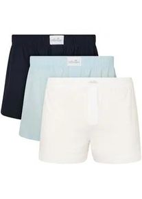 Boxershorts Ellesse "Web-Boxershorts LABOTTE BOXER SHORT 3P 3er Pack", Herren, Gr. M, bunt (schwarz, wei&szlig;, blau), Obermaterial: 100% Baumwolle CO., Unterhosen
