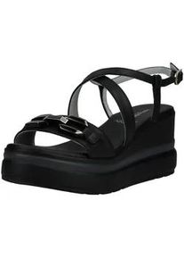High-Heel-Sandalette Nero Giardini "Nero Giardini Sandalen Leder", Damen, Gr. 38, schwarz, Leder, Schuhe