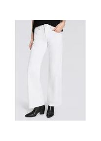 5-Pocket-Jeans Herrlicher "Edna Denim White Stretch", Damen, Gr. 29, L&auml;nge 30, silk, Denim/Jeans, Obermaterial: 97% Baumwolle, 3% Elasthan, unifarben, bootcut fit lang, Jeans 5-Pocket-Jeans, im Flared Fit
