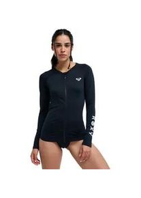 Rash Guard Roxy "Essentials", Damen, Gr. XXL, anthrazit, Obermaterial: 84% Microfaser, 16% Elasthan;, Shirts