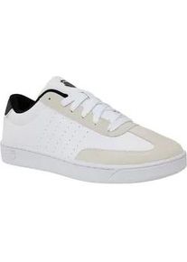 Sneaker K-Swiss "COURT BALBOA SDE", Herren, Gr. 44, wt, clddancer, blk, Synthetik, Schuhe Sneaker