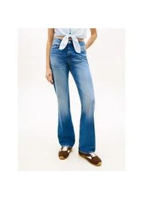 Tommy Hilfiger Bootcut-Jeans TOMMY JEANS "CLEO MID BOOTCUT", Damen, Gr. 26, L&auml;nge 32, denim medium, Denim/Jeans, Obermaterial: 99% Baumwolle, 1% Elasthan, unifarben, lang, Jeans, Baumwollmischung, bootcut, regular waist