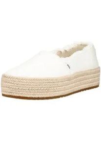 Toms Shoes Espadrille TOMS "TOMS Halbschuhe Textil", Damen, Gr. 38, wei&szlig;, Textil, Schuhe Espadrille
