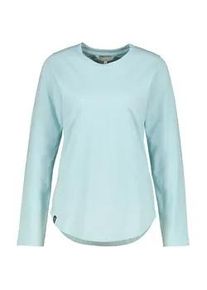 alife and kickin Langarmshirt ALIFE & KICKIN "Damen LeabellaAK A", Damen, Gr. XS, ice, 100% Baumwolle (Bio), Shirts Langarmshirt