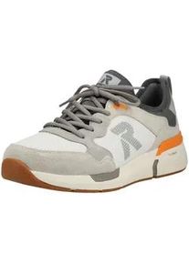 Sneaker Rieker "Rieker Sneaker Textil", Herren, Gr. 43, wei&szlig;, grau, Textil, Schuhe Sneaker