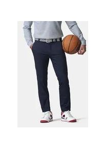 Chinos MEYER "Bonn 1-8137", Herren, Gr. 23, Normalgr&ouml;&szlig;en, marine, 73% Baumwolle, 23% Polyamid, 4% Elasthan, unifarben, regular fit lang, Hosen, aus Bio-Baumwolle