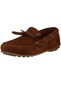 Mokassin Gant "Gant Mokassin Veloursleder", Damen, Gr. 37, cognac, Veloursleder, Schuhe Mokassin