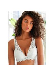 Push-up-BH Petite Fleur, Damen, Gr. 80, Cup C, creme, Spitze, Obermaterial: 60% Polyamid, 35% Polyester, 5% Elasthan, BHs Push-up-BH, mit B&uuml;gel im High-Apex-Design