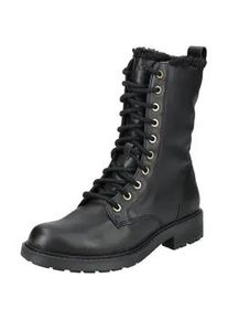 Schn&uuml;rstiefelette Clarks "Clarks Stiefel Leder", Damen, Gr. 38, schwarz, Leder, Schuhe Schn&uuml;rstiefelette