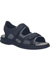 Sandale Josef Seibel "Max 61, schwarz-kombi", Damen, Gr. 46, schwarz (schwarz, kombi), Obermaterial: 80% Rindsleder Leather cow. 20% Textilmaterial TEXMAT., Schuhe Sandale