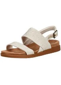 Toms Shoes Riemchensandale TOMS "TOMS Sandalen Textil", Damen, Gr. 39, natural, Textil, Schuhe Riemchensandale